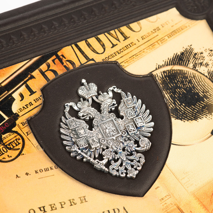 Leather-bound book "Criminal Investigation of the Russian Empire"